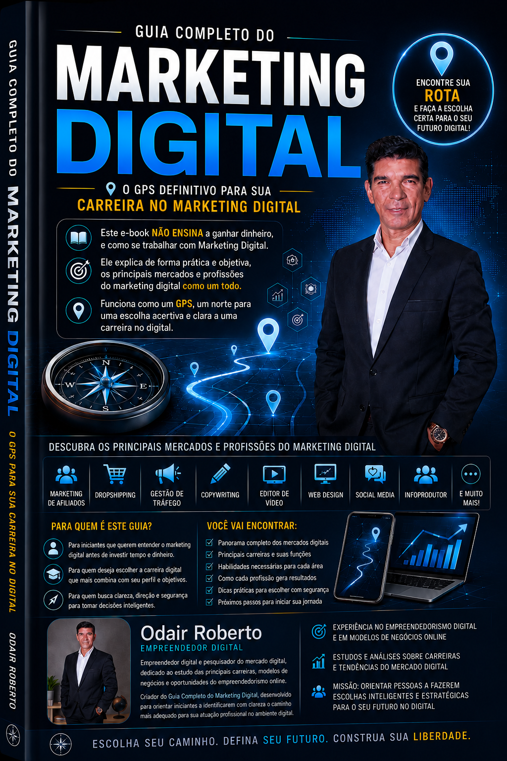 Capa do Guia Completo do Marketing Digital por Odair Roberto